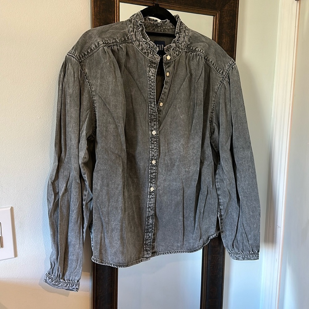 Gap denim blouse